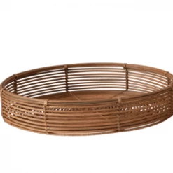 Creative Co-Op Small Hand Woven Rattan Tray