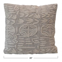 Creative Co-Op New Arrivals Myra Cotton & Jute Throw Pillow 9 Creative Co-Op New Arrivals Myra Cotton & Jute Throw Pillow