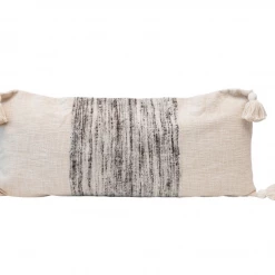 Creative Co-Op Palmer Tassel Lumbar Pillow