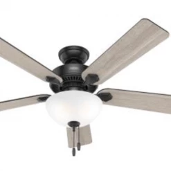 Hunter Simone 52" Black Ceiling Fan Fans