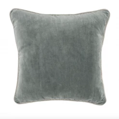 Classic Home Heirloom Bay Green Velvet Pillow New Arrivals