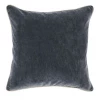 Classic Home New Arrivals Heirloom Stone Gray Velvet Pillow