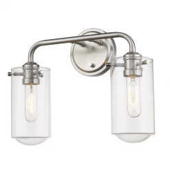 Z-Lite Willow Nickel Vanity Light Lighting
