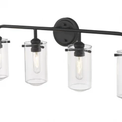 Z-Lite Lighting Willow Matte Black Vanity Light