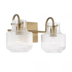 Capital Lighting Dylan Aged Brass Vanity Light