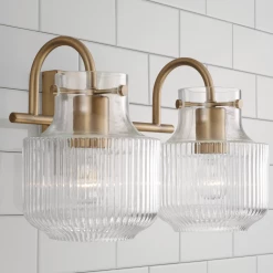 Capital Lighting Dylan Aged Brass Vanity Light