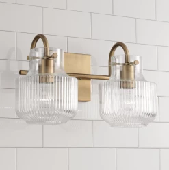 Capital Lighting Dylan Aged Brass Vanity Light
