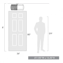 Golden Lighting Jonas Semi Flush Mount 11 Golden Lighting Jonas Semi Flush Mount