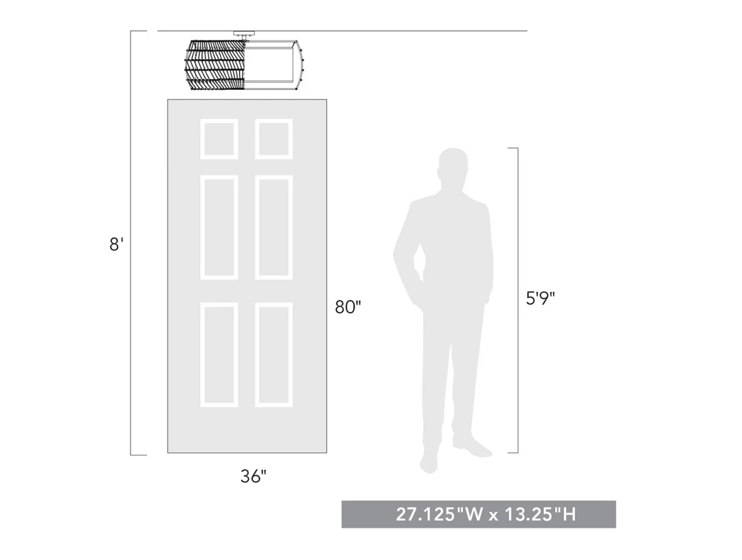 Golden Lighting Jonas Semi Flush Mount 7 Golden Lighting Jonas Semi Flush Mount