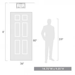 Golden Lighting Riley Flush Mount
