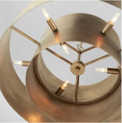 Capital Lighting Leyton 9 Light Chandelier