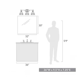 Golden Lighting Jacob Vanity Light 13 Golden Lighting Jacob Vanity Light