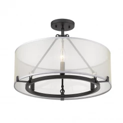 Golden Percy Semi-Flush Mount