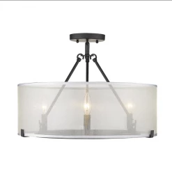 Golden Percy Semi-Flush Mount