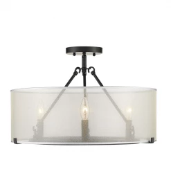 Golden Percy Semi-Flush Mount