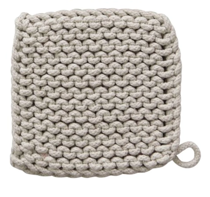 Creative Co-Op Crocheted Pot Holder 11 Creative Co-Op Crocheted Pot Holder