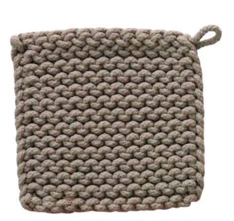 Creative Co-Op Crocheted Pot Holder 13 Creative Co-Op Crocheted Pot Holder