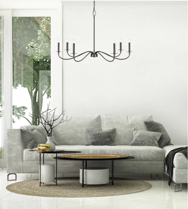 Z-Lite Bridger Plated Bronze Chandelier Lighting 8 Z-Lite Bridger Plated Bronze Chandelier Lighting