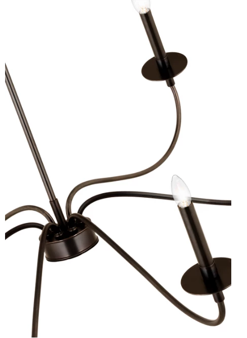 Z-Lite Bridger Plated Bronze Chandelier Lighting 12 Z-Lite Bridger Plated Bronze Chandelier Lighting