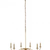 Z-Lite Lighting Bridger Rubbed Brass Chandelier
