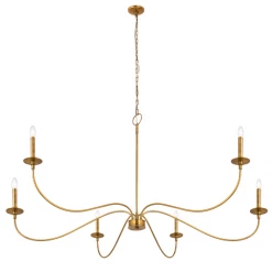 Z-Lite Lighting Bridger Rubbed Brass Chandelier