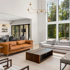 Z-Lite Lighting Bridger Rubbed Brass Chandelier