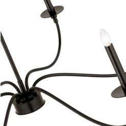 Z-Lite Lighting Bridger Matte Black Chandelier