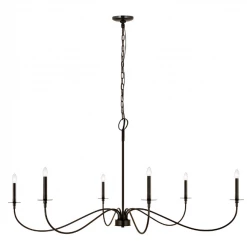 Z-Lite Lighting Bridger Matte Black Chandelier