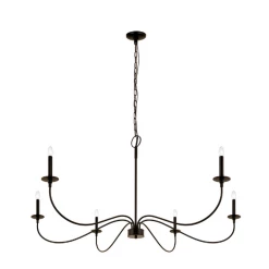 Z-Lite Lighting Bridger Matte Black Chandelier