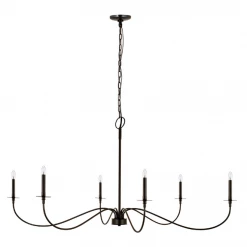Z-Lite Lighting Bridger Matte Black Chandelier