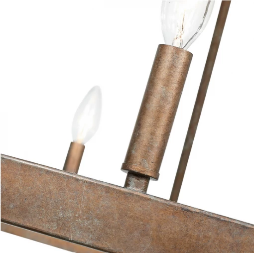 Golden Elora Copper Chandelier