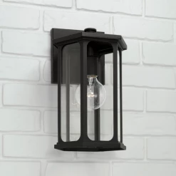 Capital Lighting Walter Outdoor Black Sconce