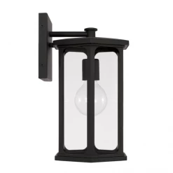 Capital Lighting Walter Outdoor Black Sconce