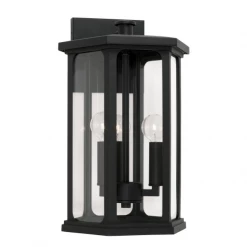 Capital Lighting Walter Outdoor Black Sconce