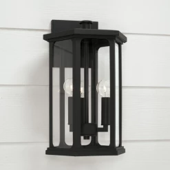 Capital Lighting Walter Outdoor Black Sconce