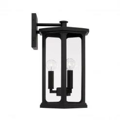 Capital Lighting Walter Outdoor Black Sconce