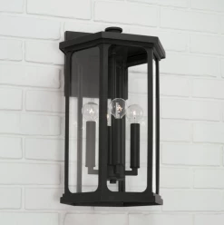 Capital Lighting Walter Outdoor Black Sconce