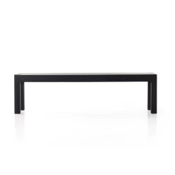 Four Hands Isa Black Wash Poplar Dining Bench