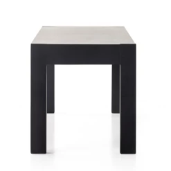 Four Hands Isa Black Wash Poplar Dining Bench