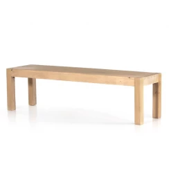 Four Hands Benches + Ottomans Isa Dry Wash Poplar Bench