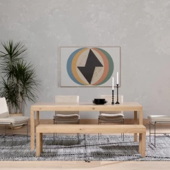 Four Hands Benches + Ottomans Isa Dry Wash Poplar Bench