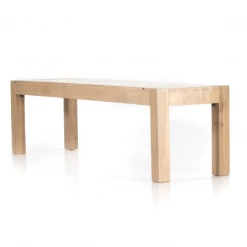 Four Hands Benches + Ottomans Isa Dry Wash Poplar Bench