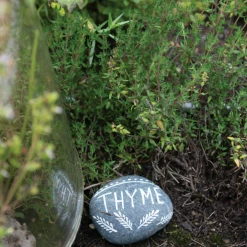 Creative Co-Op New Arrivals Hand-Painted Stone Garden Markers