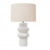 Creative Co-Op Santorini Stoneware Table Lamp