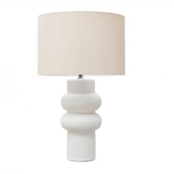 Creative Co-Op Santorini Stoneware Table Lamp