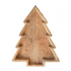 Creative Co-Op New Arrivals Mango Wood Tree Shaped Tray