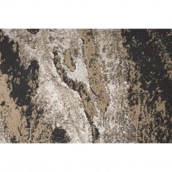 Feizy Vancouver Charcoal Beige Rug