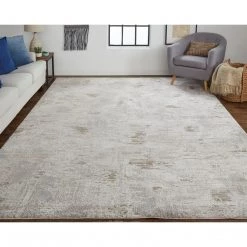Feizy Rugs Vancouver Ivory Gray Rug
