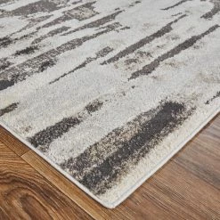 Feizy Vancouver Gray Charcoal Rug