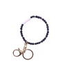 Soireeline Black Stone Bangle Keychain
